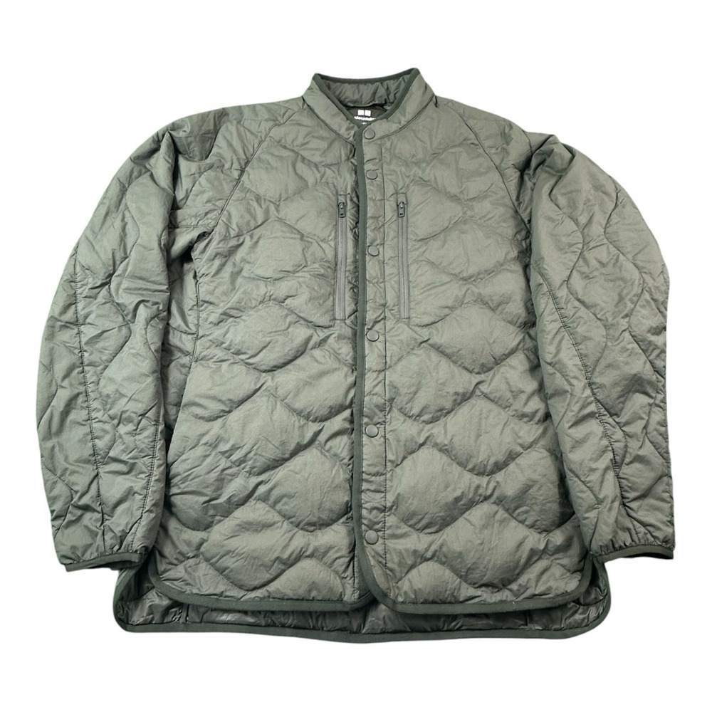 Uniqlo White Mountaineering Recycled Hybrid Down Jacket Olive Men's Small